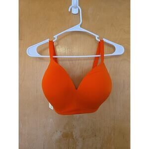 Bare Necessities The Favorite Wire Free Smoothing T-shirt Bra 30G RedOrange- New